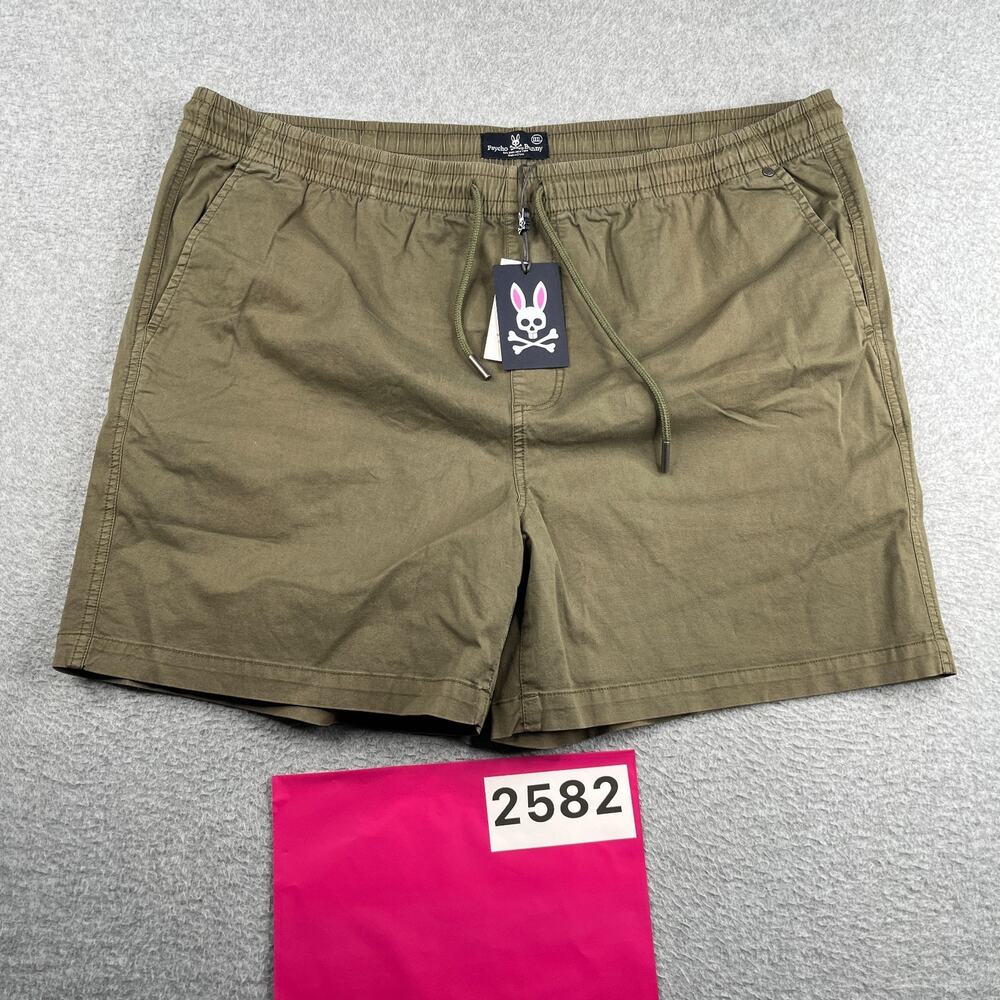 Psycho Bunny Shorts Mens 3XL Elastic Waist Draw String Casual Mens NEW NWT
